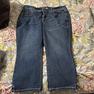 Lane Bryant denim Capri size 18